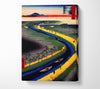 Hiroshige Towboats Along The Yotsugi Canvas Wall Art