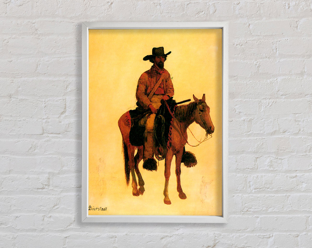 Bierstadt Trapper Framed Wall Art