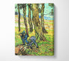 Van Gogh Two Men In Digging Out A Tree Stump Canvas Wall Art