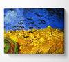 Van Gogh Wheat Field With Crows 02 Canvas Wall Art
