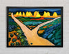 August Macke Vegetable Fields Framed Wall Art