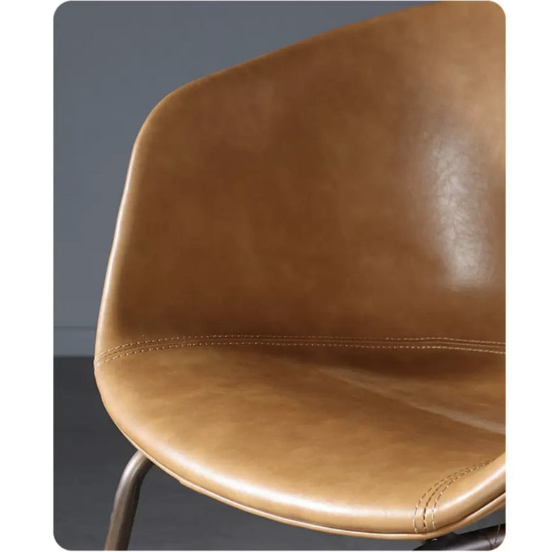 A Set of 2 Herron Dining Chairs, PU Leather