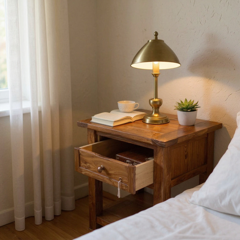 55CM WOODEN TABLE