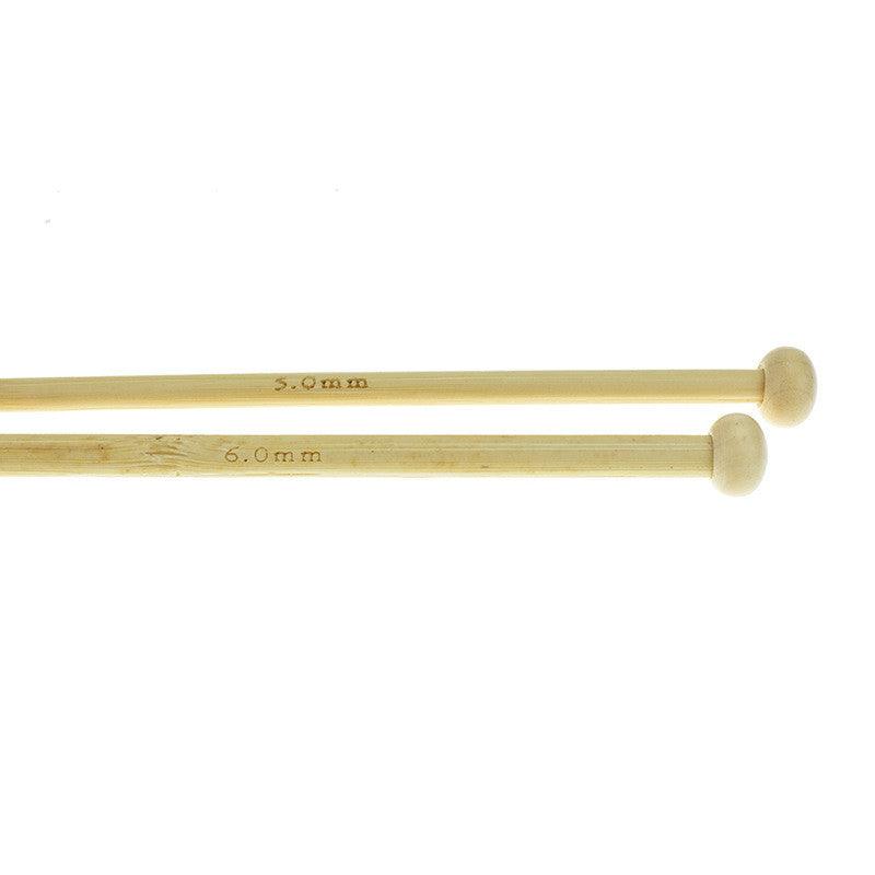 Carbonized Bleached Knitting Round Beads Needles 36 Wooden Sweater Needle