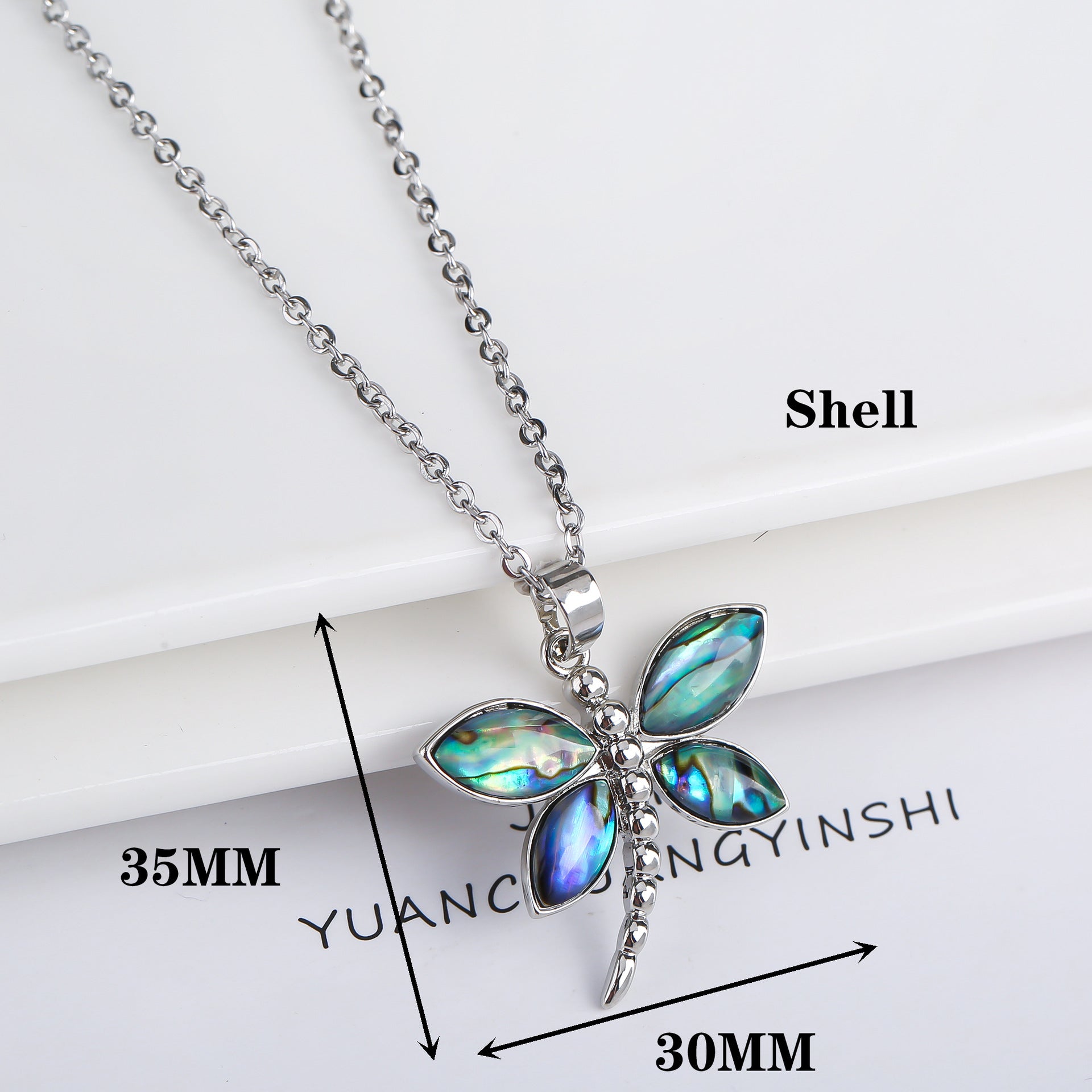 European And American New Inlaid Abalone Shell Pendant