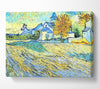 Vincent Van Gogh View Of The Church Of Saint-Paul-De-Mausole Canvas Wall Art