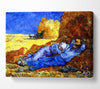 Vincent Van Gogh Time Of Work Canvas Wall Art