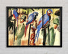 August Macke With The Parrots Framed Wall Art