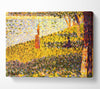 Seurat Women On The Shore Canvas Wall Art