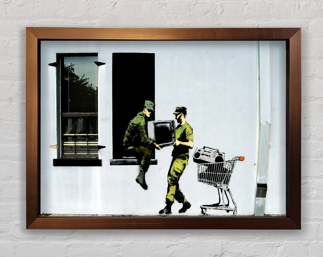 Army Heist Framed Wall Art