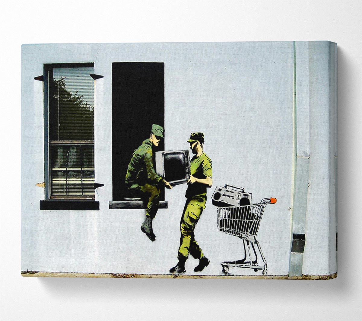 Army Heist Canvas Wall Art
