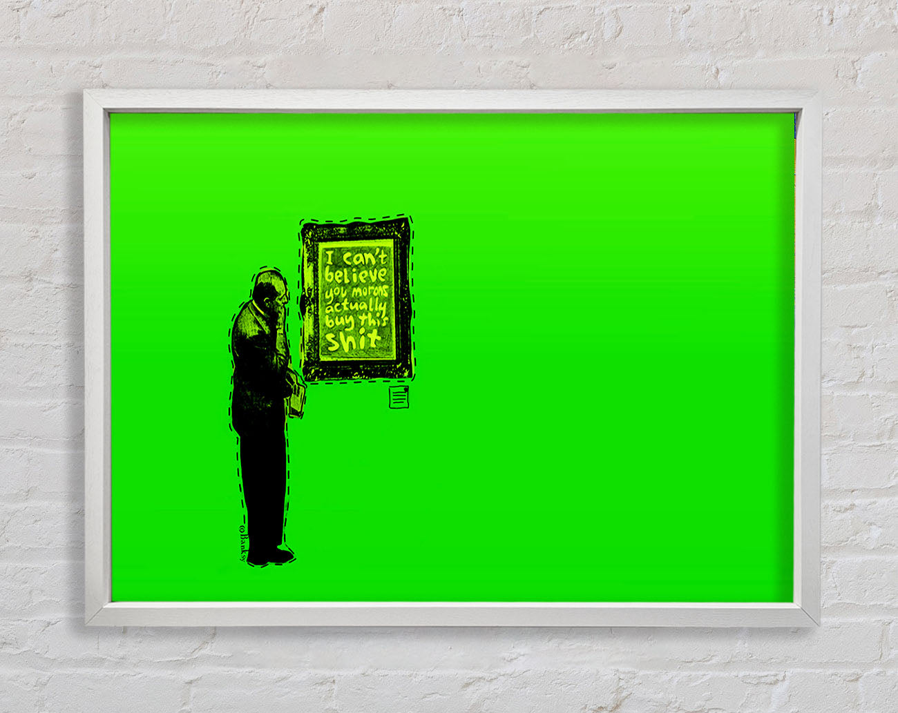 Art Auction Green Framed Wall Art