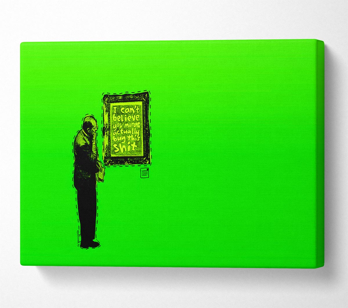 Art Auction Green Canvas Wall Art