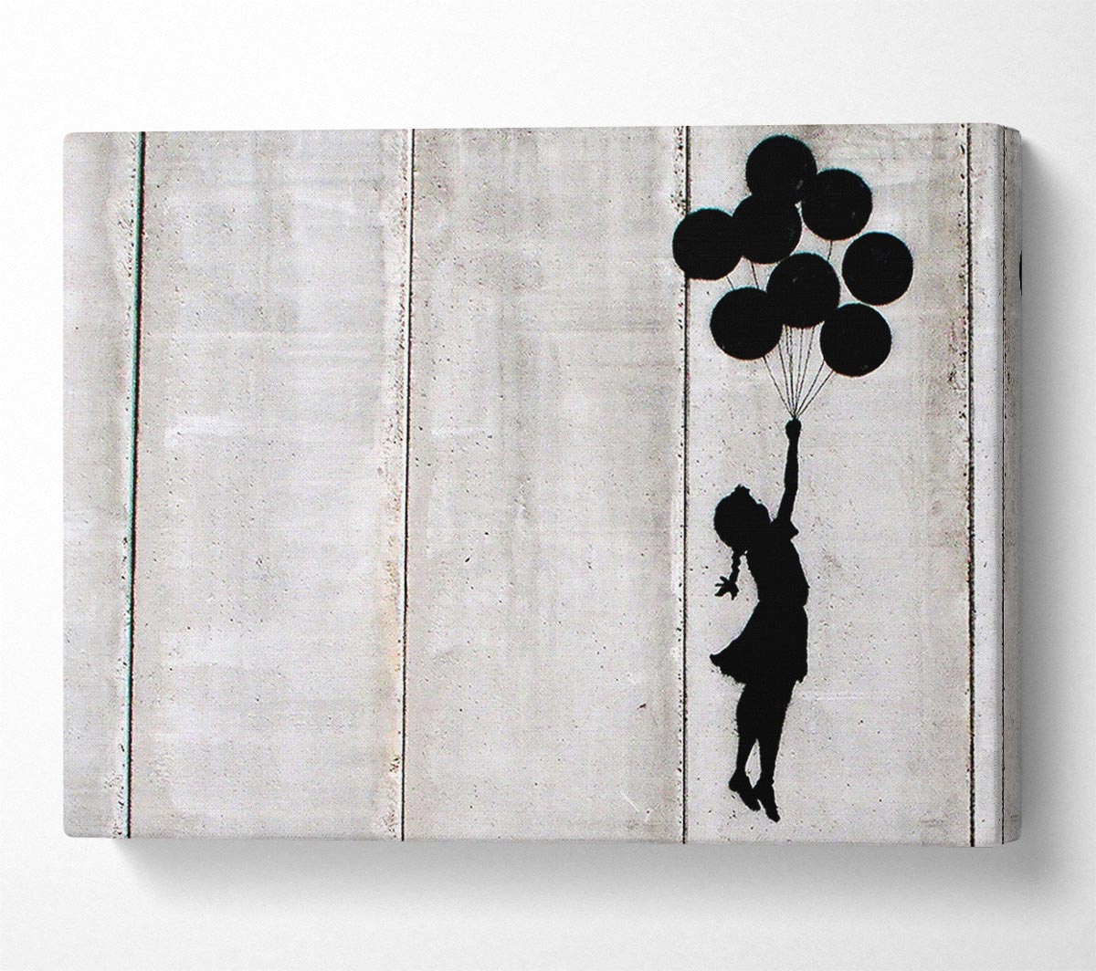 Balloon Girl Fly Canvas Wall Art