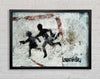 Beware Children With Guns Framed Wall Art