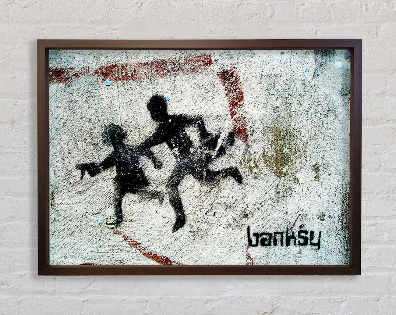 Beware Children With Guns Framed Wall Art