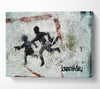 Beware Children With Guns Canvas Wall Art