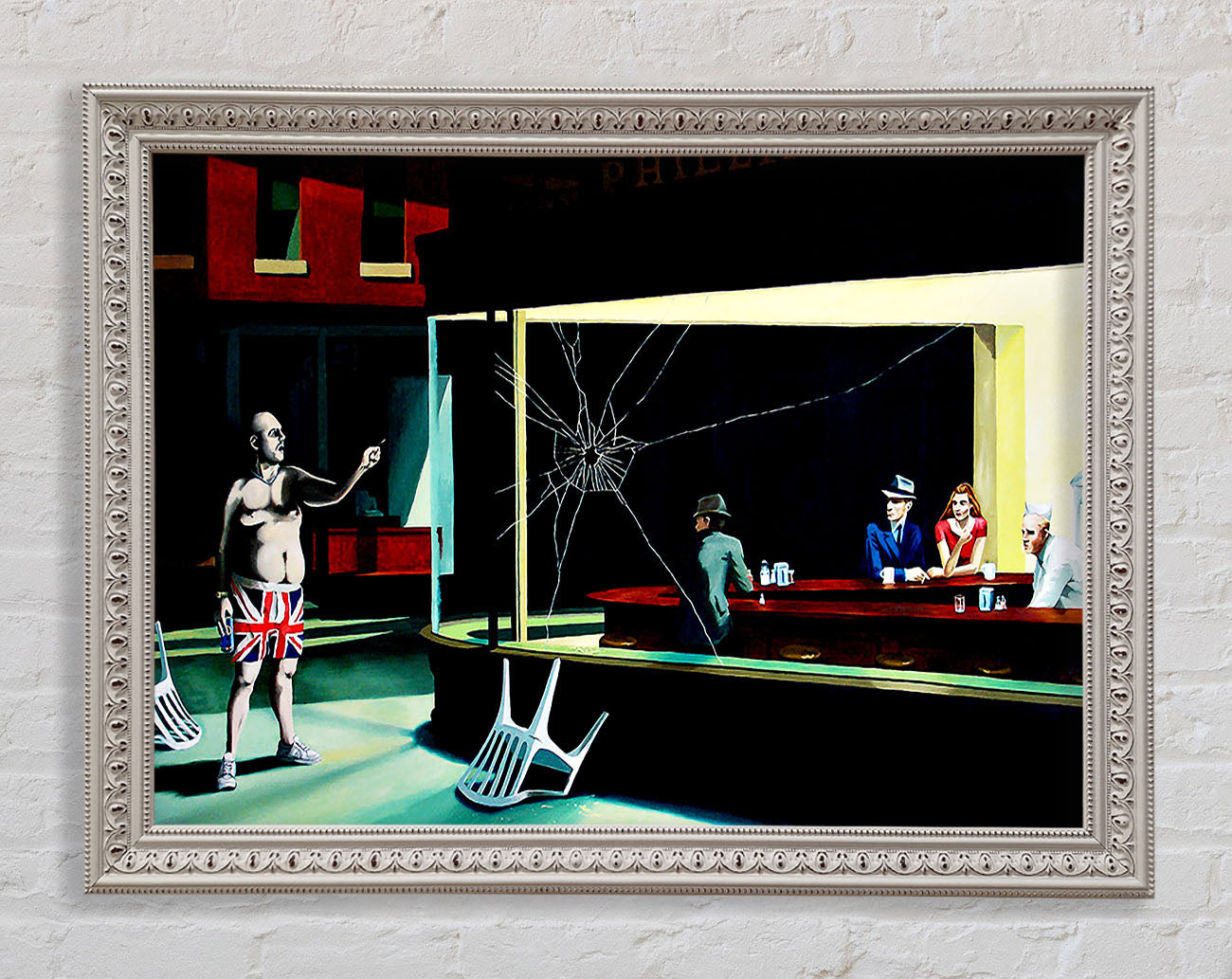 British Nighthawks Framed Wall Art