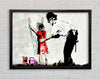 Copper Frisking Child Framed Wall Art