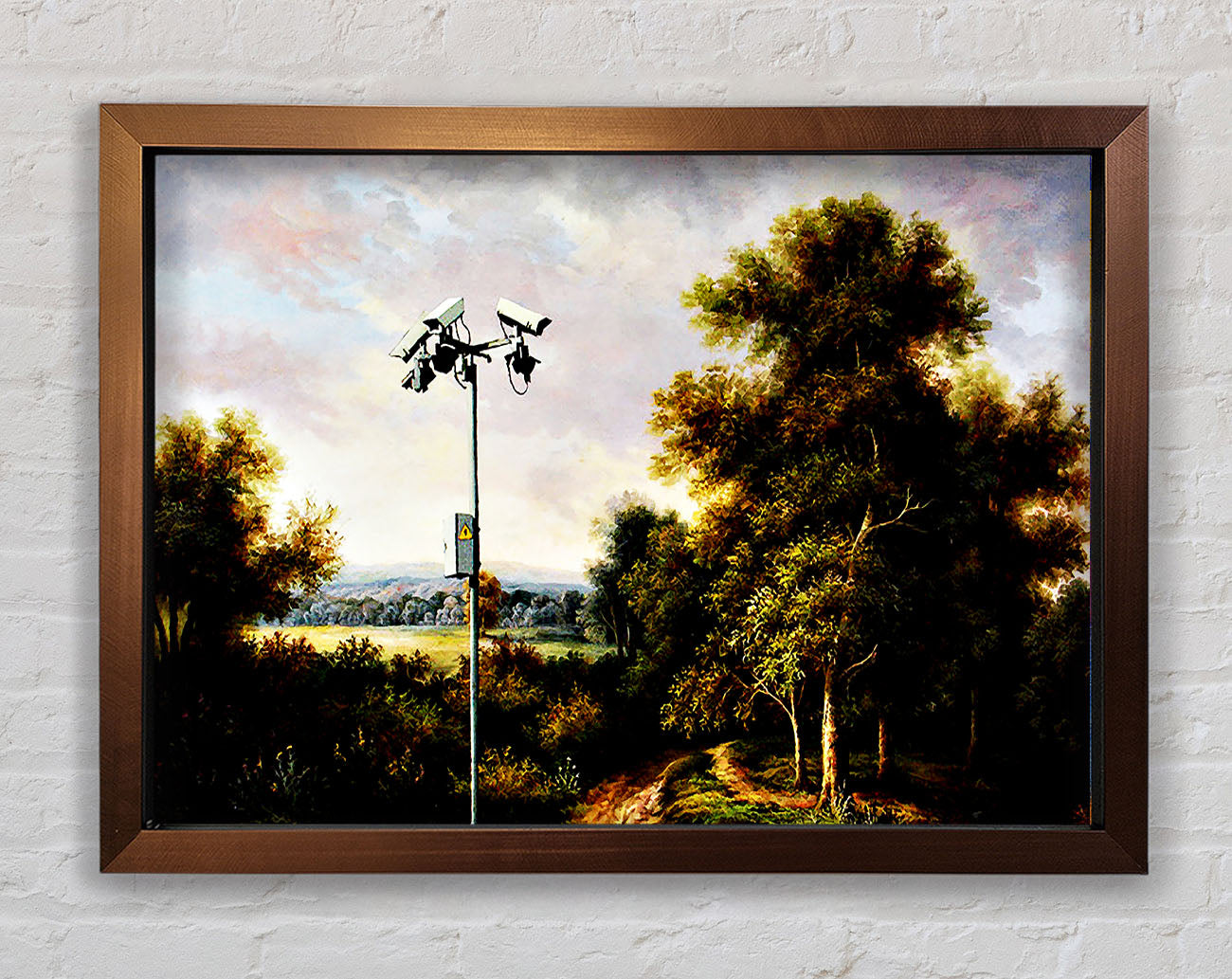 Countryside Cctv Framed Wall Art