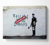 Follow Your Dreams Cancelled Canvas Wall Art