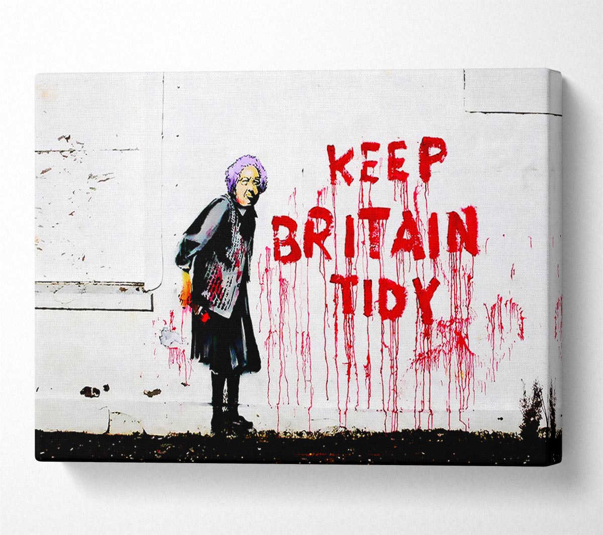 Keep Britain Tidy Canvas Wall Art