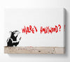 Rat Wheres Hollywood Canvas Wall Art