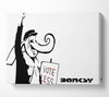 Vote Less Canvas Wall Art