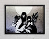 Angels In Moonlight Framed Wall Art