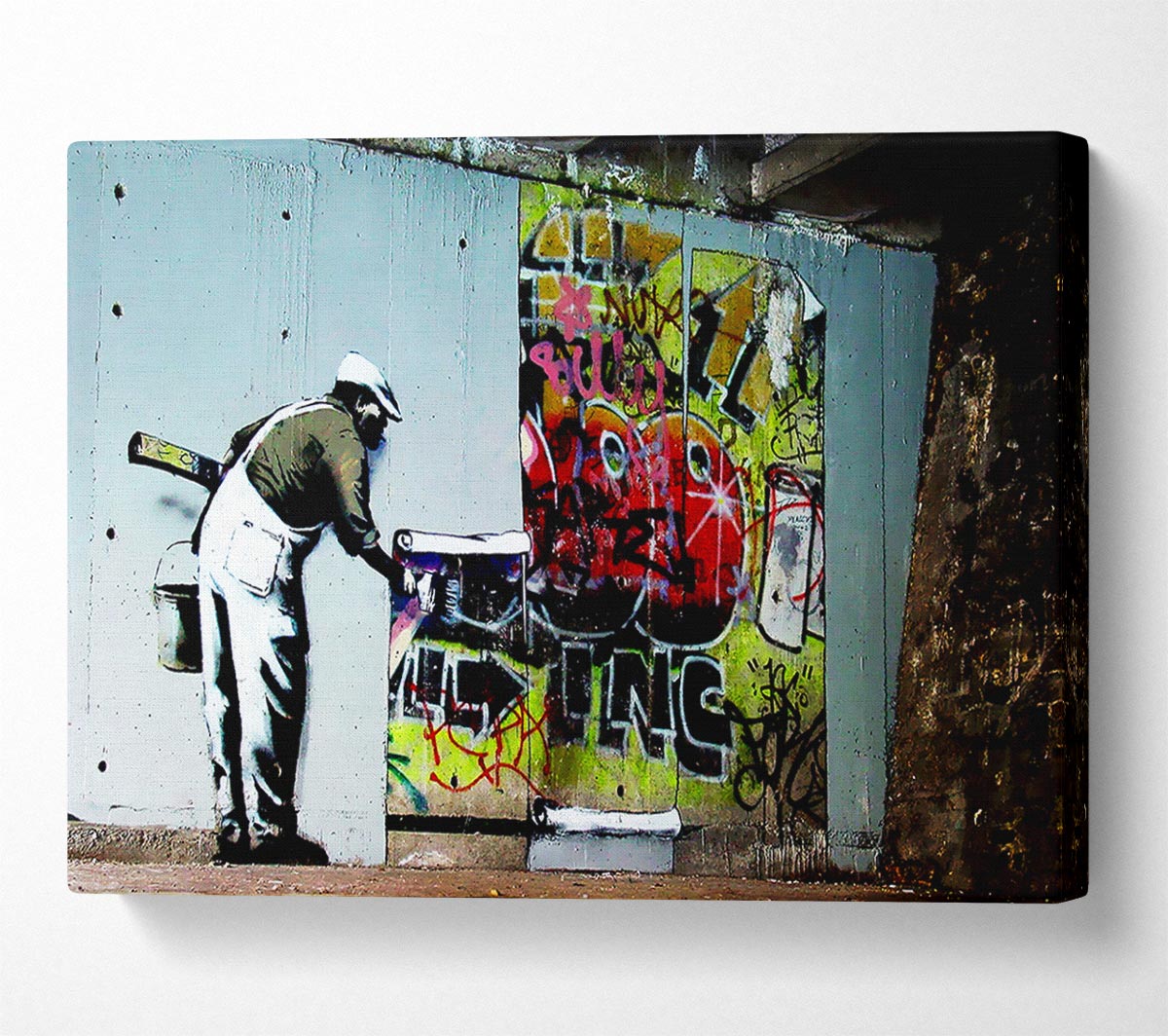 Grafitti Wallpaper Canvas Wall Art