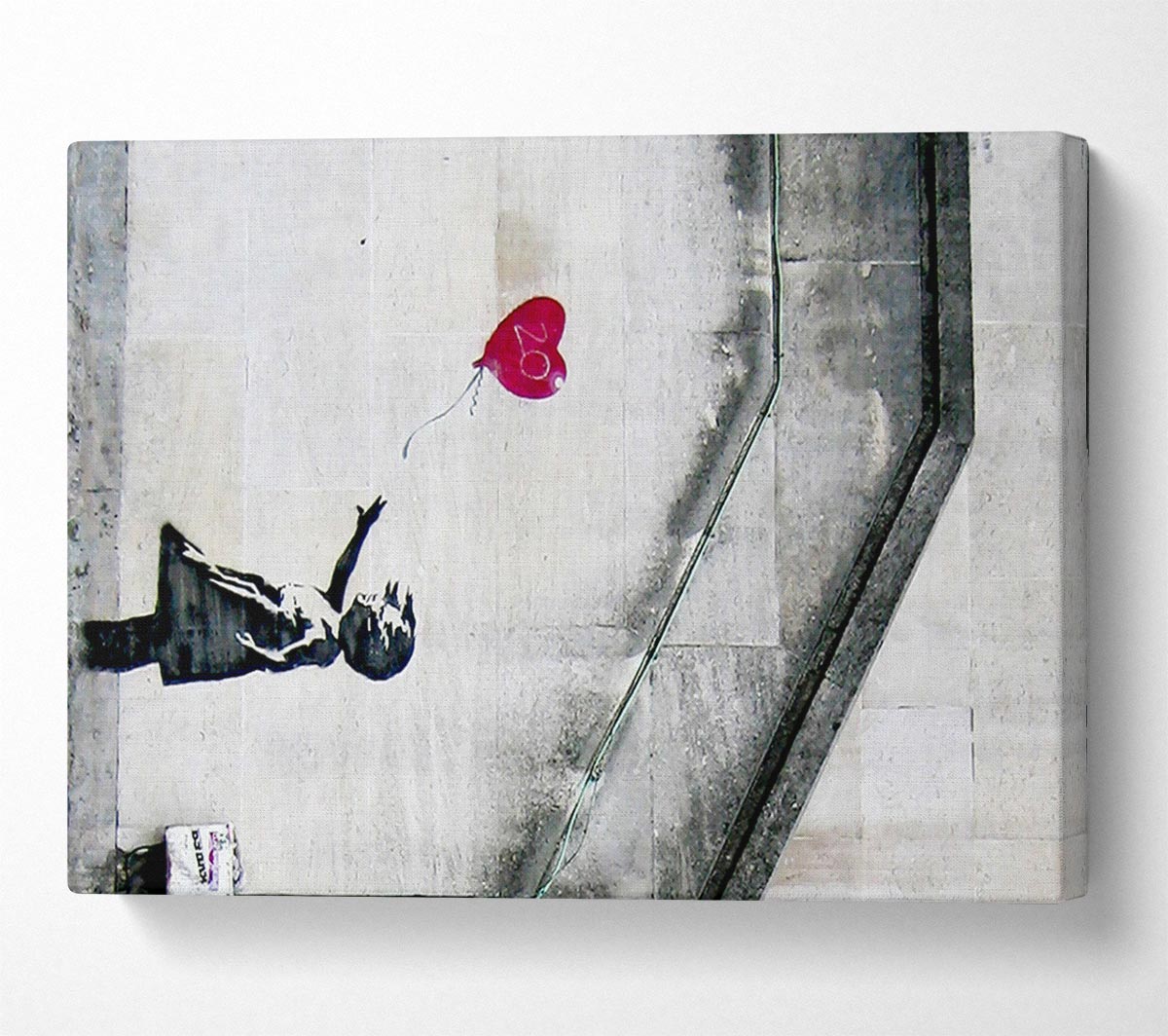 Heart Balloon Girl 20 Canvas Wall Art