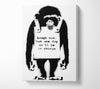 Laugh Now Monkey Canvas Wall Art