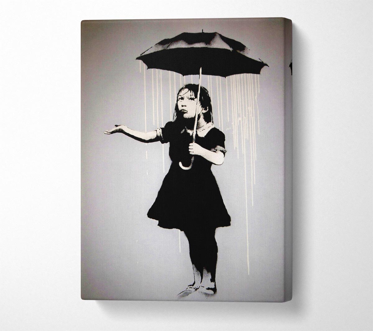 Liquid Rain Canvas Wall Art