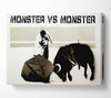 Monster Vs Monster Canvas Wall Art