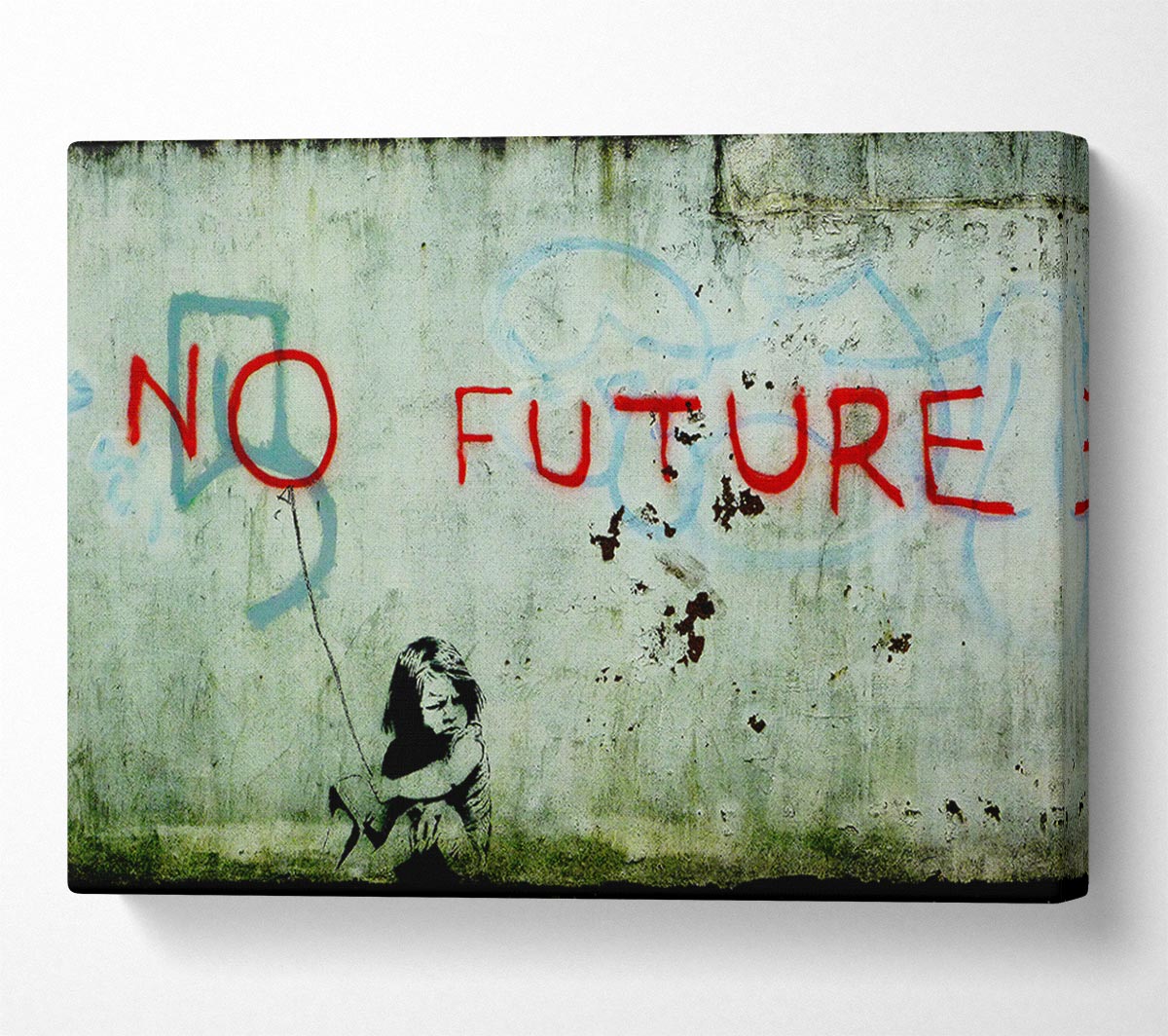 No Future Clean Canvas Wall Art