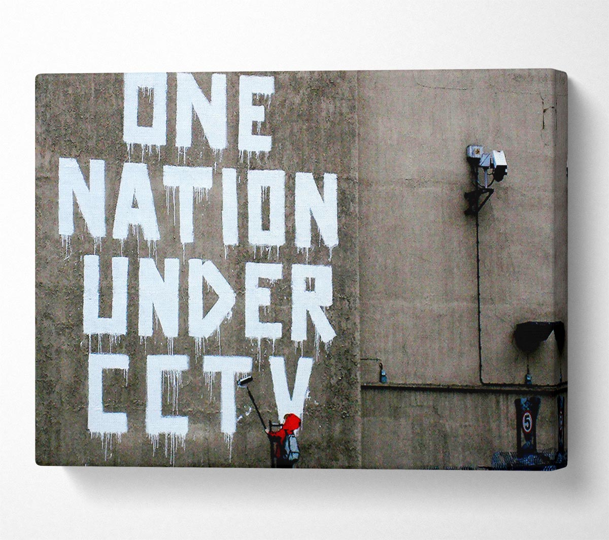 One Nation Under Cctv Canvas Wall Art