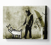 Haring Dog Canvas Wall Art