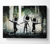 Tv Heads Canvas Wall Art