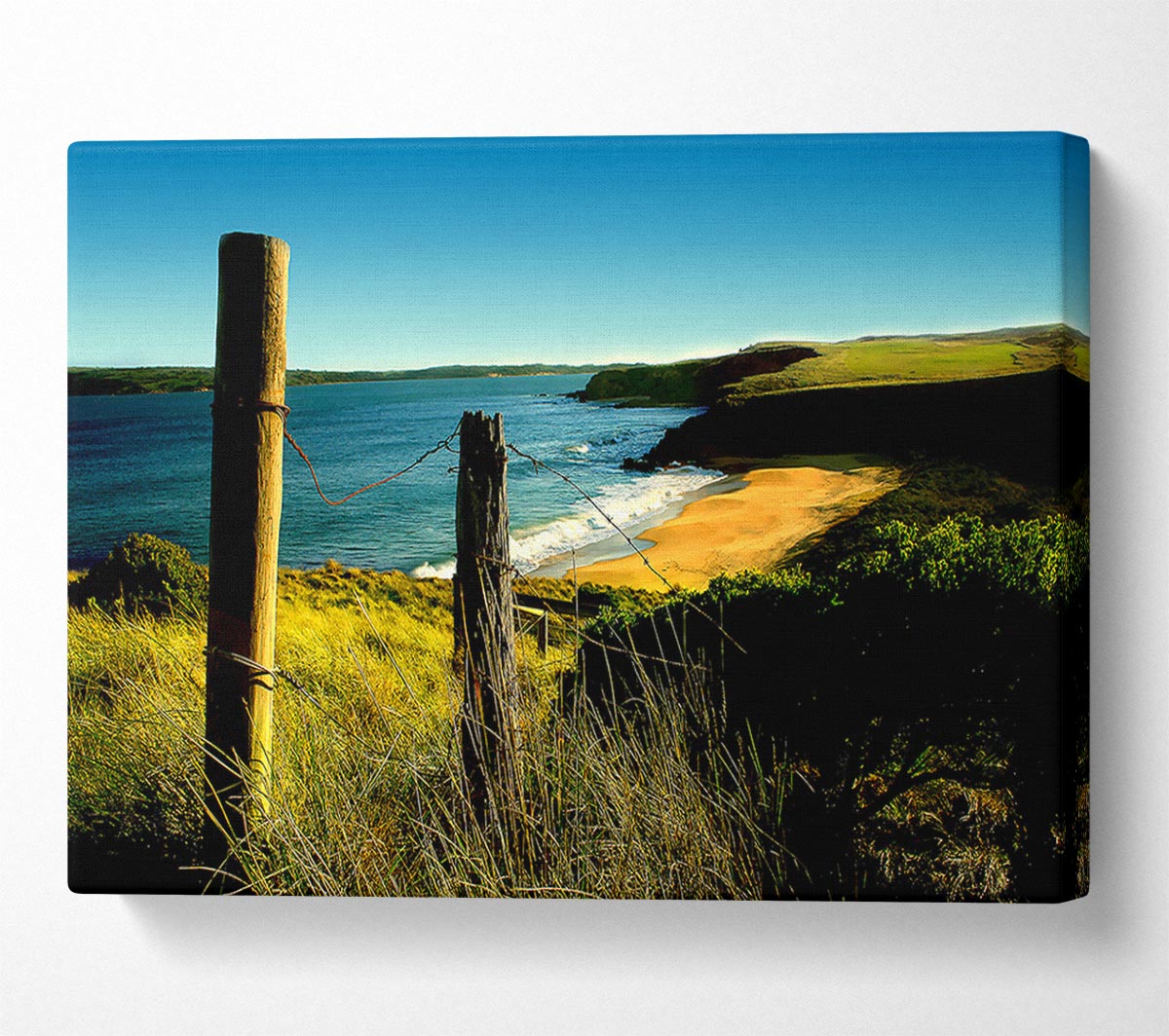 Wild Beach In England Canvas Wall Art