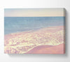 Retro Sparkle Beach Canvas Wall Art