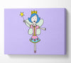 Fairy Princess Lilac Canvas Wall Art