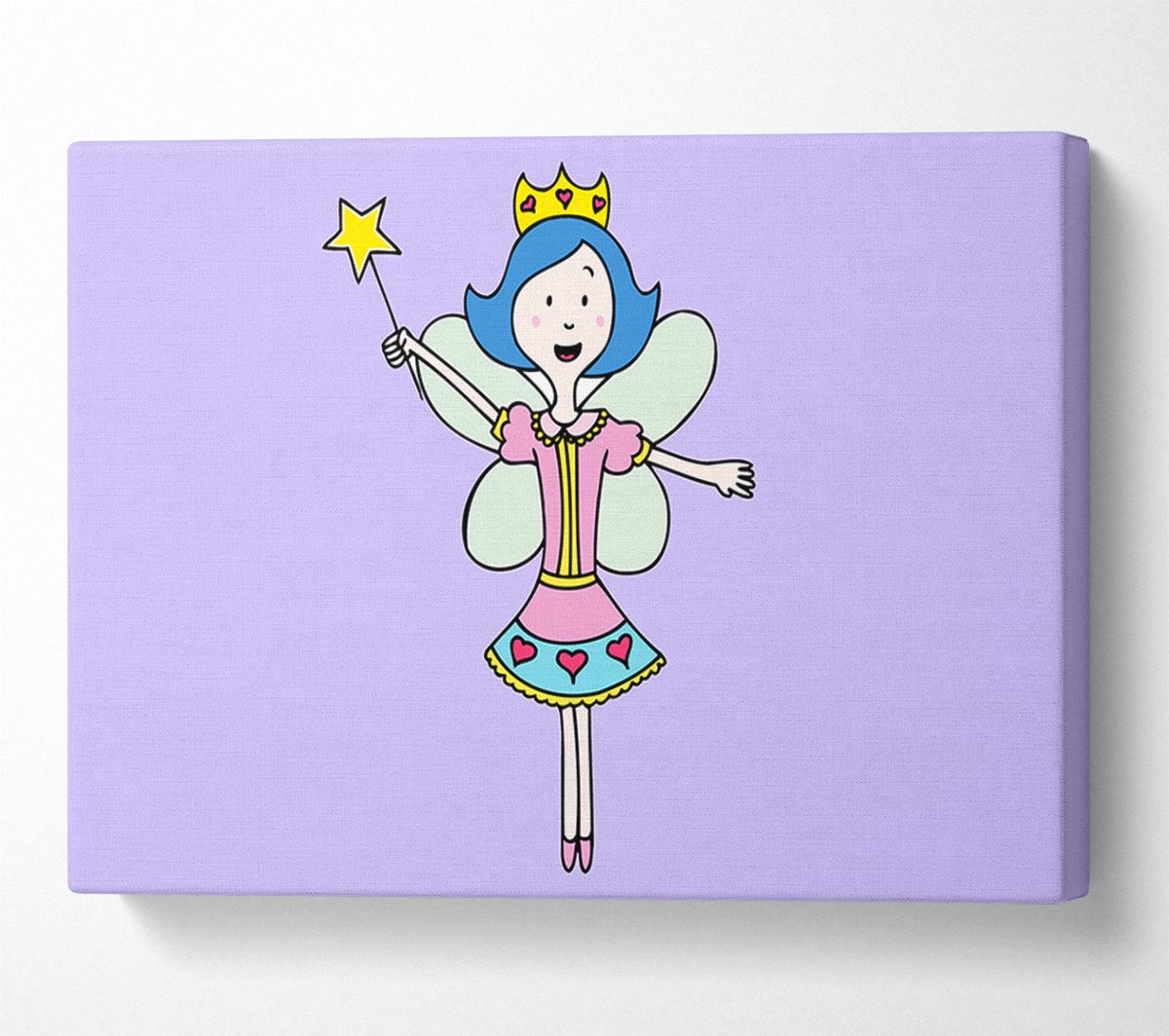 Fairy Princess Lilac Canvas Wall Art