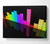 Colourful Equalizer Canvas Wall Art