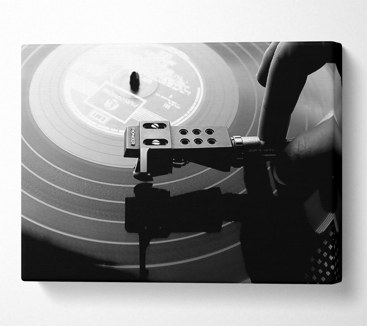 Dj Put Another Record On Canvas Wall Art