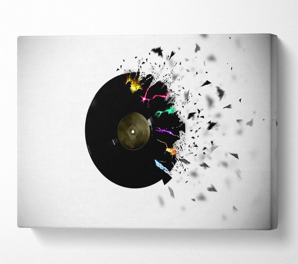 Record Blast Canvas Wall Art