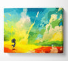 Clouds Multicolour Canvas Wall Art