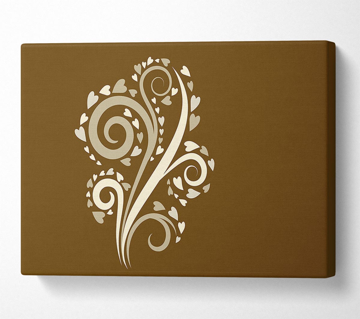 Love Heart Branch Canvas Wall Art