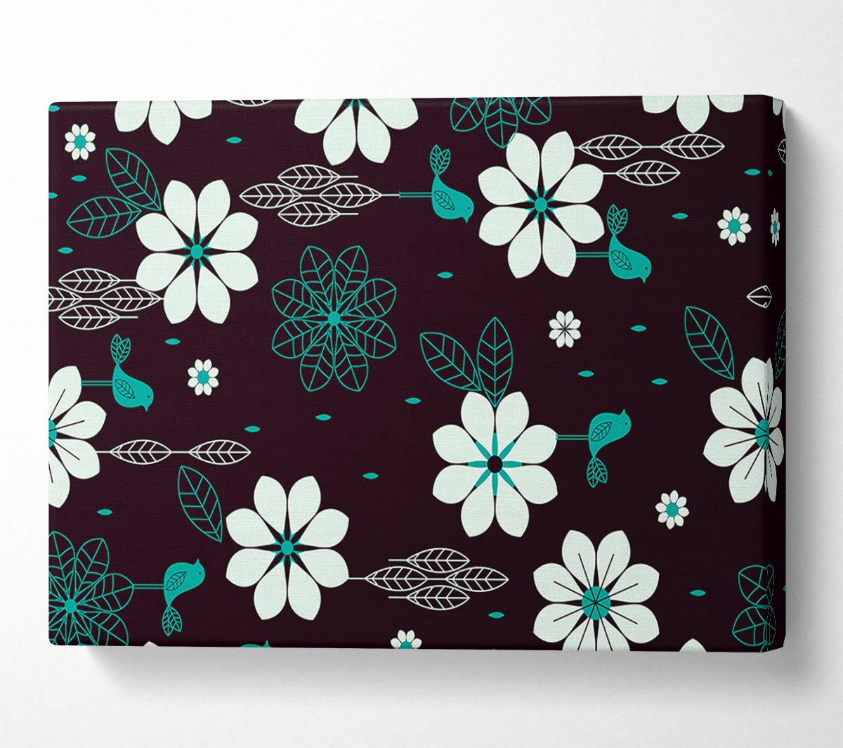 Daisy Face Canvas Wall Art