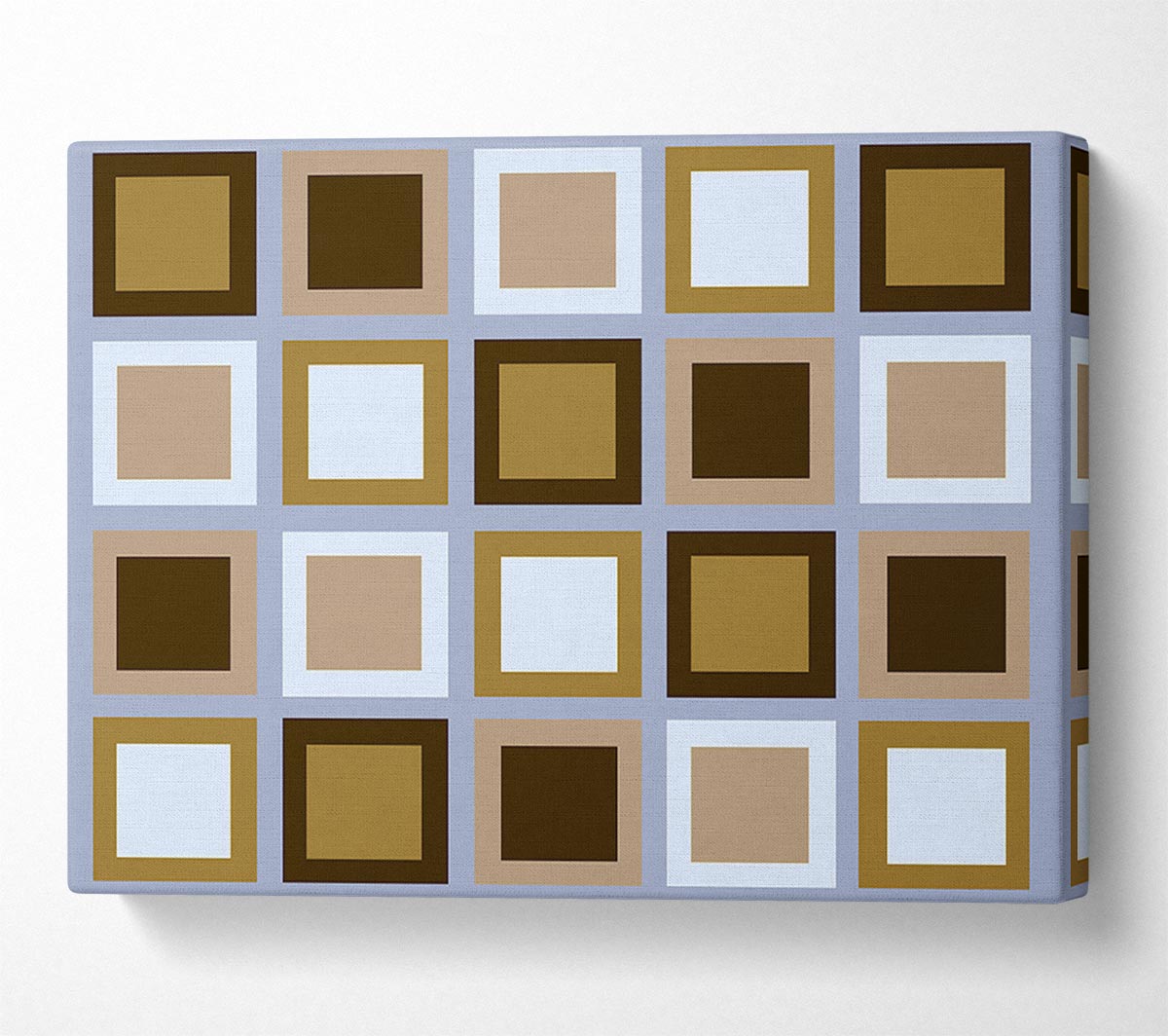 Squared In Square Canvas Wall Art