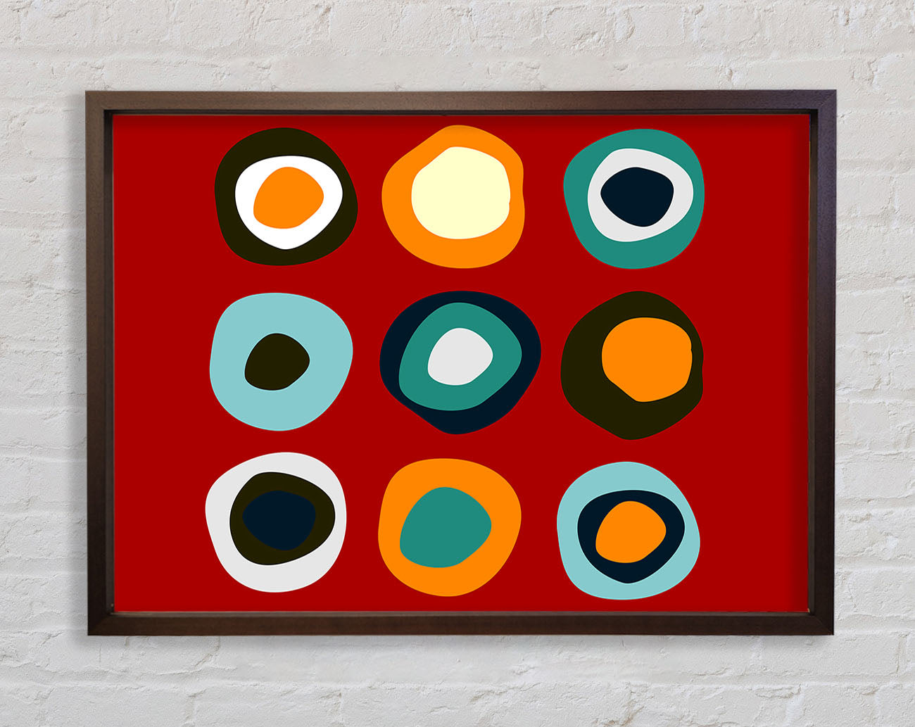 Circumference Of Colour Framed Wall Art